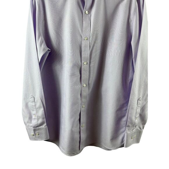 Bonobos Wrinkle Free Tailored Slim Fit Button Up Shirt Light Purple Men's 16/33 - Picture 2 of 8